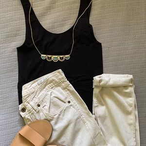 MOVING SALE Madewell White Boyjean